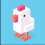 Crossy Road is a simple but fun game. The goal is to help the chicken cross the road safely.