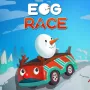 Egg Race is an exciting adventure where you transport eggs through dangerous mountain roads with steep slopes and bumps. Your mission is very simple: keep the egg safe throughout the journey.