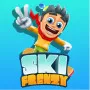 Immerse yourself in the cold of Ski Frenzy, where skiing is popular in every town. Choose your favourite character, and start exploring the challenging but equally interesting ski route.