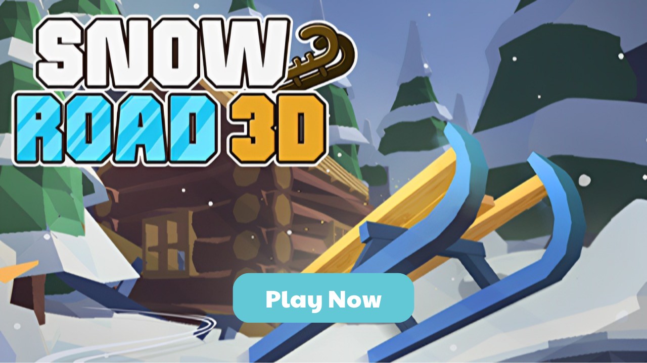 snow road 3d game online